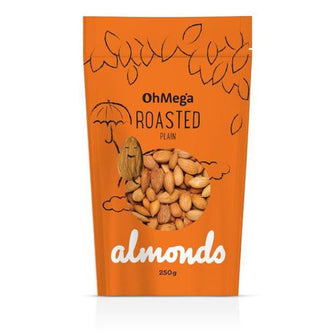 OhMega Almonds Roasted 250g