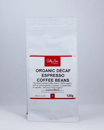 Decaf Organic Coffee Beans Espresso 125g