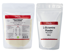 Collagen Pure Hydrolysed & L-Glutamine Powder