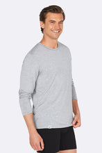 Men's Long Sleeve Boody Bamboo Crew Neck T-Shirt