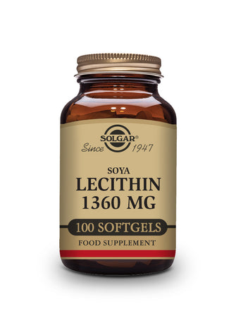 Solgar Soy Lecithin 1360mg 100 Softgels