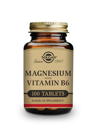 Solgar Magnesium with Vitamin B6 Tablets