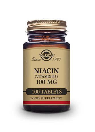 Solgar Niacin 100mg 100 Tablets