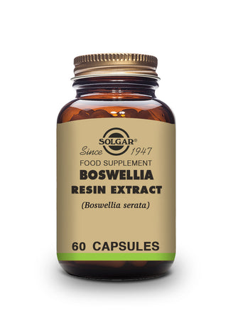 Boswellia Resin Extract Vegetable Capsules - Pack of 60