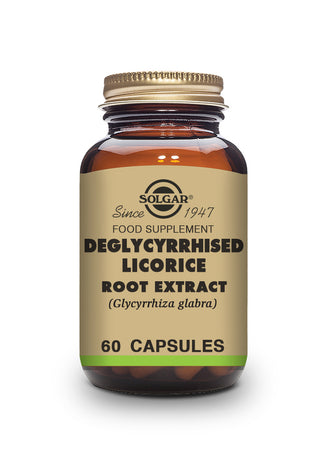 Deglycyrrhised Licorice Root Extract Vegetable Capsules - Pack of 60