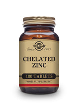 Solgar Chelated Zinc Tablets - Pack of 100