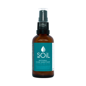 SOiL Peppermint and Tea Tree Sanitiser 50ml