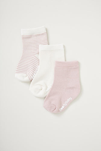 Boody Bamboo Baby Socks - 3 Pack