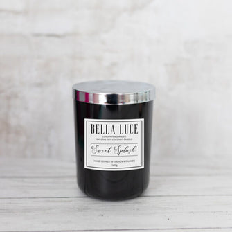 Sweet Splash Verona Black Soy-Coconut Candle