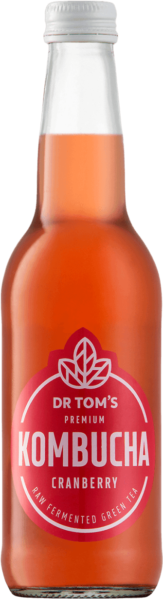 Dr Tom's Cranberry Kombucha 340ml