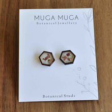 Octagon Dainty Flower Studs