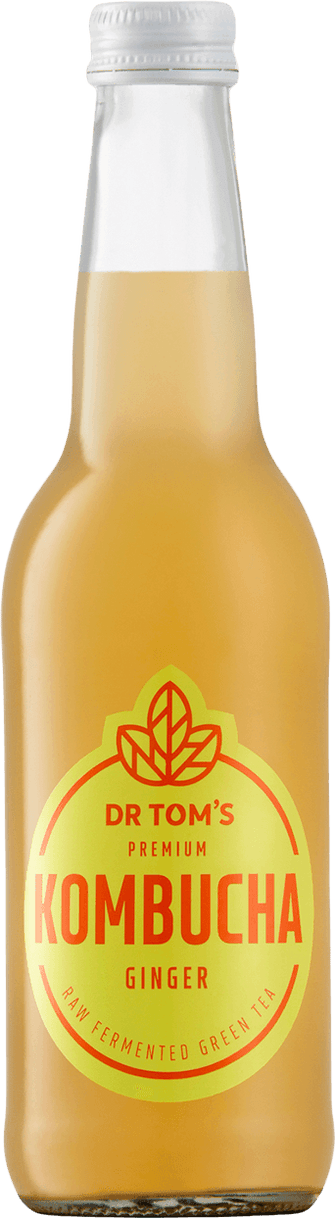 Dr Tom's Ginger Kombucha 340ml