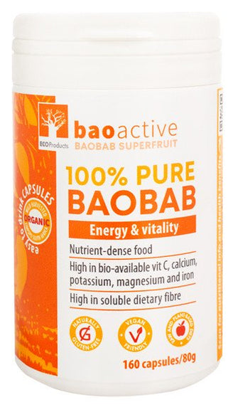 BaoActive Baobab Powder 160Cap