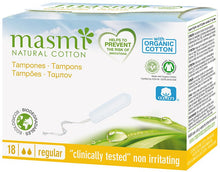 Masmi 18 Organic Cotton Regular Tampons