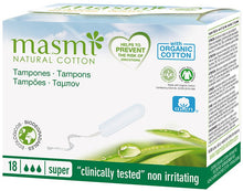 Masmi 18 Organic Cotton Super Tampons