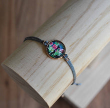 Painterly Proteas adjustable bracelet