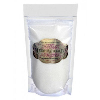 Victorian Garden Magnificent Cedarwood & Rose Epsom Bath Salts