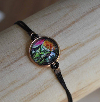 Fynbos still-life adjustable bracelet